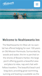 Mobile Screenshot of neahtawantainn.com
